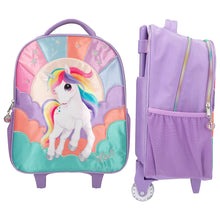 Afbeelding in Gallery-weergave laden, Depesche Ylvi trolley LED wielen eenhoorn - 12615