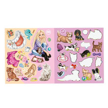 Afbeelding in Gallery-weergave laden, Depesche TOPModel Stickerworld KITTY and DOGGY stickerboek - 13571