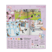 Afbeelding in Gallery-weergave laden, Depesche TOPModel Stickerworld KITTY and DOGGY stickerboek - 13571