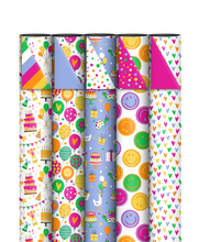 Afbeelding in Gallery-weergave laden, Inpakpapier rol 70 x 200 cm - Party Time