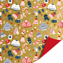Afbeelding in Gallery-weergave laden, Inpakpapier rol 70 x 200 cm - Christmas Party