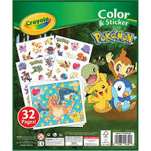 Afbeelding in Gallery-weergave laden, Crayola kleur- en stickerboek Pokémon