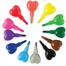 Afbeelding in Gallery-weergave laden, Ooly – Heart to Heart Stacking Crayons