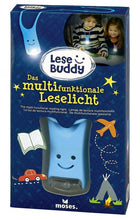 Afbeelding in Gallery-weergave laden, Moses leeslampje verstelbaar blauw