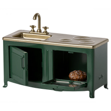 Afbeelding in Gallery-weergave laden, Maileg keuken voor muizen, donkergroen 11-3114-01