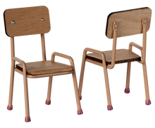 Afbeelding in Gallery-weergave laden, Maileg Tafel en stoel set Muis - Dark powder 11-5000-00