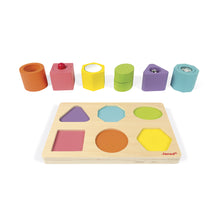 Afbeelding in Gallery-weergave laden, Janod I Wood – Vorm en geluid puzzel - J05332