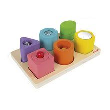 Afbeelding in Gallery-weergave laden, Janod I Wood – Vorm en geluid puzzel - J05332