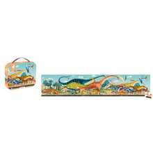 Afbeelding in Gallery-weergave laden, Janod Puzzel 100 stukjes - Panorama Dino - J05831