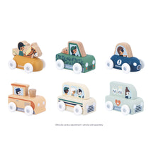 Afbeelding in Gallery-weergave laden, Janod Crossroads – houten wagen Safaritruck - J05942