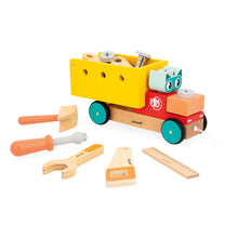 Afbeelding in Gallery-weergave laden, Janod Brico’kids – houten vrachtwagen - J06451