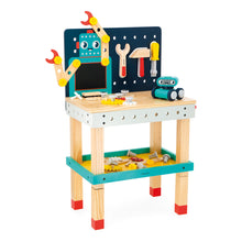 Afbeelding in Gallery-weergave laden, Janod Brico’Kids – houten werkbank Robot - J06457