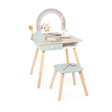 Afbeelding in Gallery-weergave laden, Janod Unicorn – De houten makeup tafel - J06464