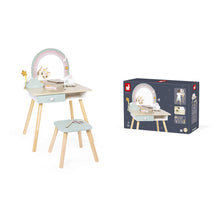 Afbeelding in Gallery-weergave laden, Janod Unicorn – De houten makeup tafel - J06464