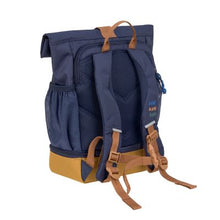 Afbeelding in Gallery-weergave laden, Lässig Mini Rolltop Backpack - Little Gang, navy
