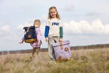 Afbeelding in Gallery-weergave laden, Lässig Mini Rolltop Backpack - Little Gang, navy