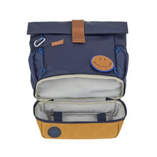 Afbeelding in Gallery-weergave laden, Lässig Mini Rolltop Backpack - Little Gang, navy