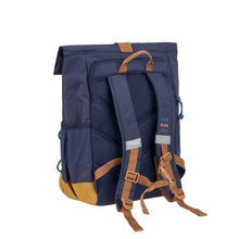 Afbeelding in Gallery-weergave laden, Lässig Medium Rolltop Backpack - Little Gang, navy