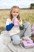 Afbeelding in Gallery-weergave laden, Lässig drinkfles stainless steel Little Gang Heart Lilac