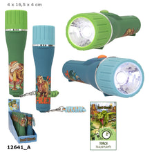 Afbeelding in Gallery-weergave laden, Depesche Dino World zaklantaarn met timer - 12641