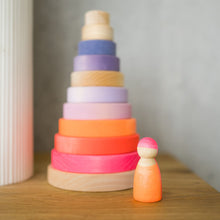 Afbeelding in Gallery-weergave laden, Grimm's houten neon vriendjes pink roze - 15060