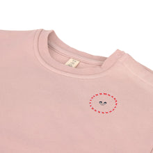 Afbeelding in Gallery-weergave laden, Lässig Kids Sweater GOTS Heart rose smoke - maat 110/116