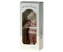 Afbeelding in Gallery-weergave laden, Maileg winter muis moeder met skiset 17-3306-00