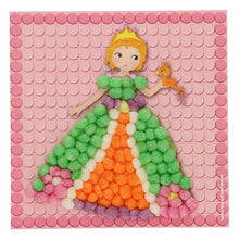 Afbeelding in Gallery-weergave laden, PlayMais Mosaic kaarten versieren Prinses - set 6 stuks