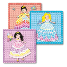 Afbeelding in Gallery-weergave laden, PlayMais Mosaic kaarten versieren Prinses - set 6 stuks