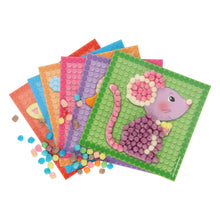 Afbeelding in Gallery-weergave laden, PlayMais mosaic kaarten versieren - Kleine vriendjes