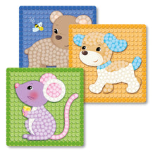 Afbeelding in Gallery-weergave laden, PlayMais mosaic kaarten versieren - Kleine vriendjes