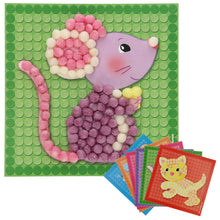 Afbeelding in Gallery-weergave laden, PlayMais mosaic kaarten versieren - Kleine vriendjes