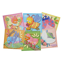 Afbeelding in Gallery-weergave laden, PlayMais Mosaic kaarten versieren Insecten - set 6 stuks