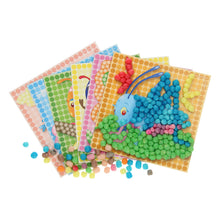 Afbeelding in Gallery-weergave laden, PlayMais Mosaic kaarten versieren Insecten - set 6 stuks