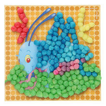 Afbeelding in Gallery-weergave laden, PlayMais Mosaic kaarten versieren Insecten - set 6 stuks