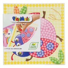 Afbeelding in Gallery-weergave laden, PlayMais Mosaic kaarten versieren Insecten - set 6 stuks