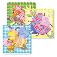 Afbeelding in Gallery-weergave laden, PlayMais Mosaic kaarten versieren Insecten - set 6 stuks