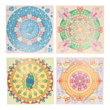 Afbeelding in Gallery-weergave laden, PlayMais Mosaic kaarten versieren Trendy Mandala - set 6 stuks