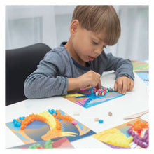Afbeelding in Gallery-weergave laden, PlayMais Mosaic kaarten versieren Fantasy Dragon - set 6 stuks