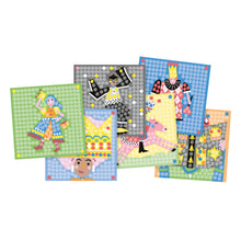 Afbeelding in Gallery-weergave laden, Playmais Mosaic - versier de prinsessen kaarten, set 6 stuks