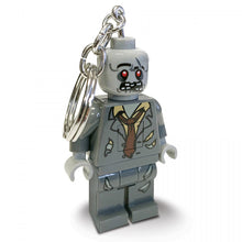 Afbeelding in Gallery-weergave laden, Lego sleutelhanger met licht - Zombie Halloween