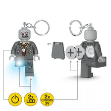 Afbeelding in Gallery-weergave laden, Lego sleutelhanger met licht - Zombie Halloween