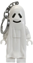 Afbeelding in Gallery-weergave laden, Lego sleutelhanger met licht - Ghost geest Halloween