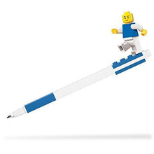 Afbeelding in Gallery-weergave laden, Boris Bossaert ❤️LEGO Gel Pen Blauw met minifiguur