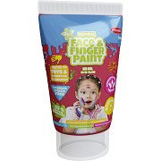 Afbeelding in Gallery-weergave laden, Natural Face & Finger Paint Tube - Multi Kleuren, inhoud 5 x 65 ml