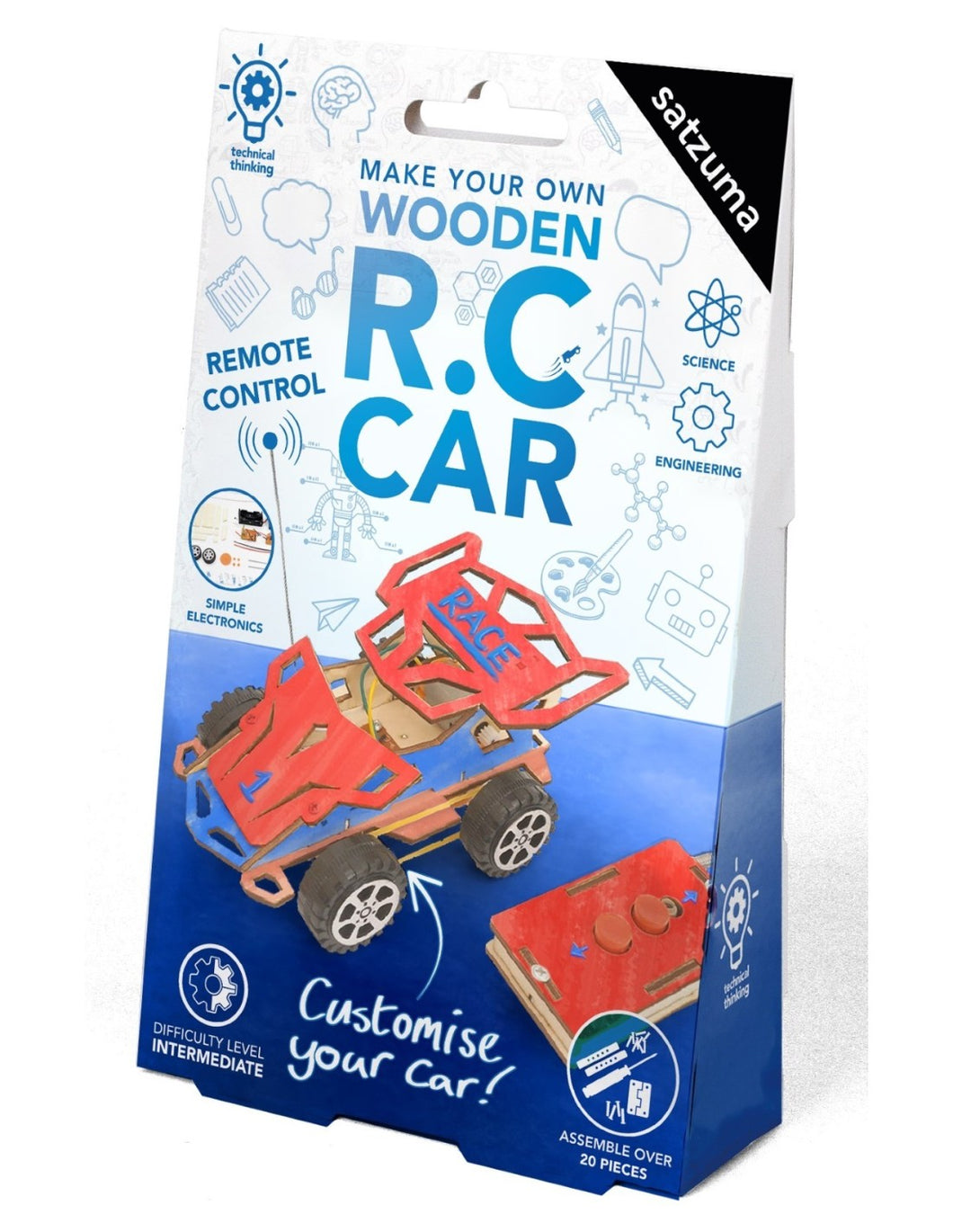 Satzuma - Make your own Wooden R.C. car