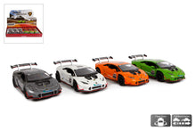 Afbeelding in Gallery-weergave laden, Sem Meyer ❤️ Kinsmart Lamborghini Huracan LP620-2 - die cast pull back schaal 1:36 / GRIJS