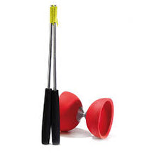 Afbeelding in Gallery-weergave laden, Acrobat rubber diabolo met aluminium handsticks - Rood