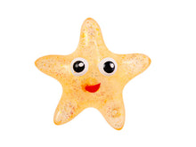 Afbeelding in Gallery-weergave laden, Fidget Toys - Squeeze Zeester met glitter Squishy / ROZE