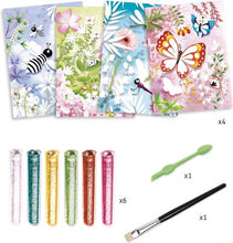 Afbeelding in Gallery-weergave laden, Djeco glitterschilderijen Vlinders - DJ09503